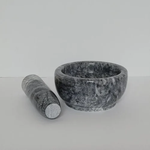 Marble mortar pestle, Gorgeous hand polished, great tool for grinding herbs, spices, seeds, Hand Grinder